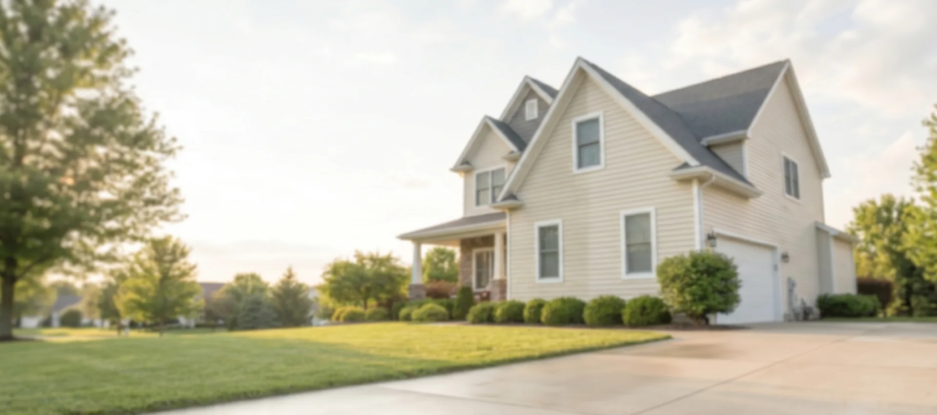 Clean Minneapolis residential exterior with streak-free windows after the wash