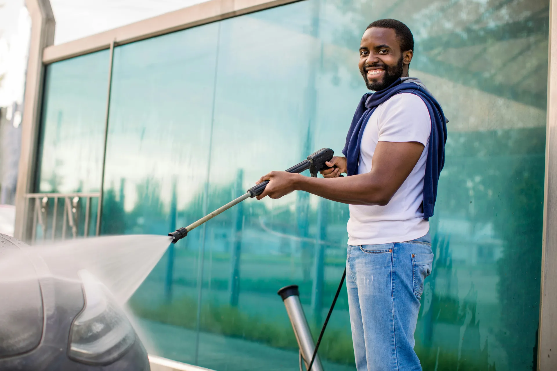 Minneapolis dryer vent cleaning technician with rotating brush and vacuum equipment