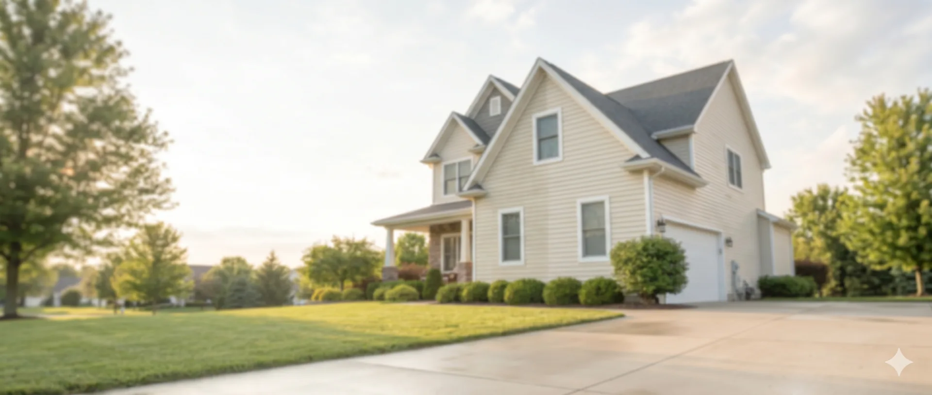 Suburban Home Exterior Front on /brick-cleaning/ — Rockland Windows Minneapolis